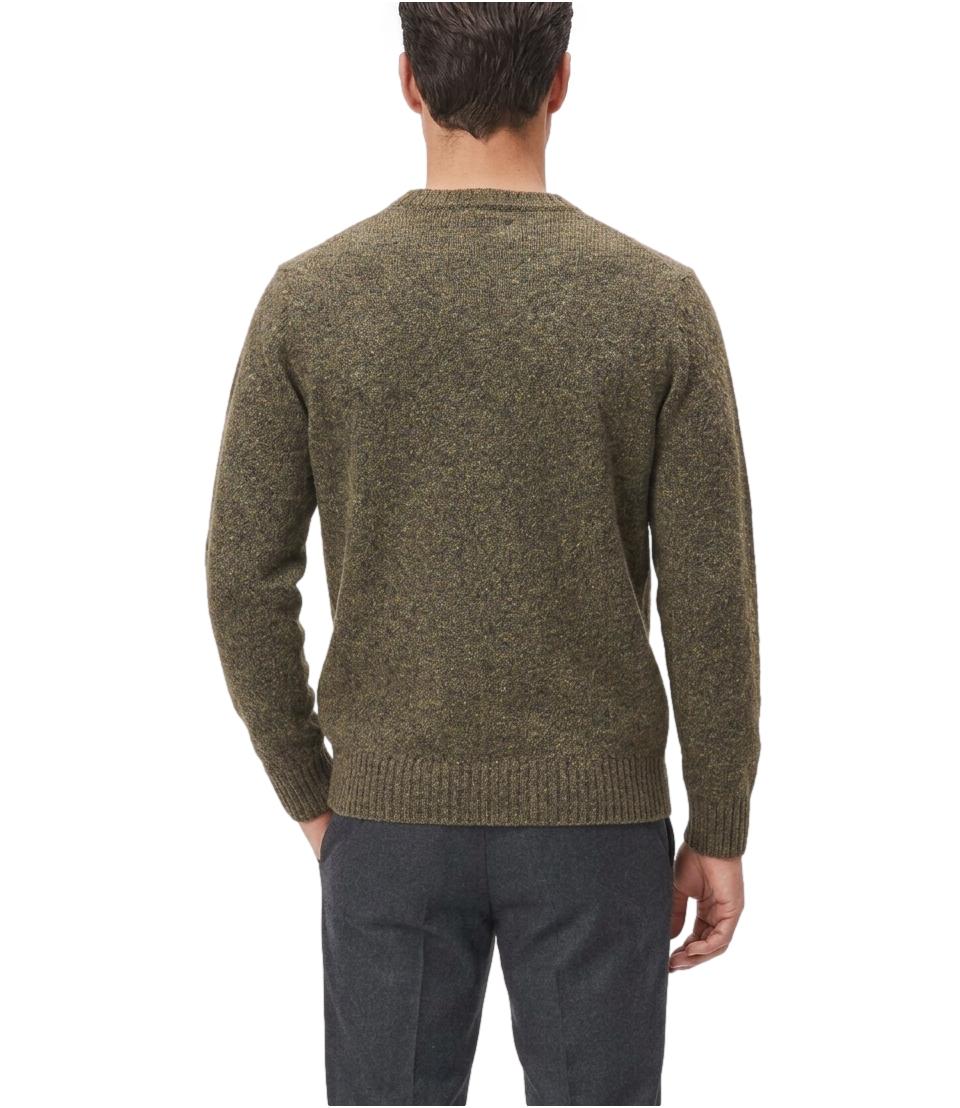 Bl'ker Pullover da Uomo - Tabacco - Blkm W9001