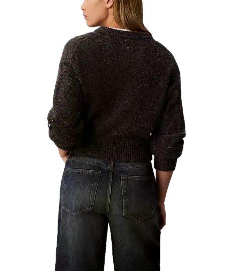 Calvin Klein Pullover da Donna - Gunmetal - Lv047h332g