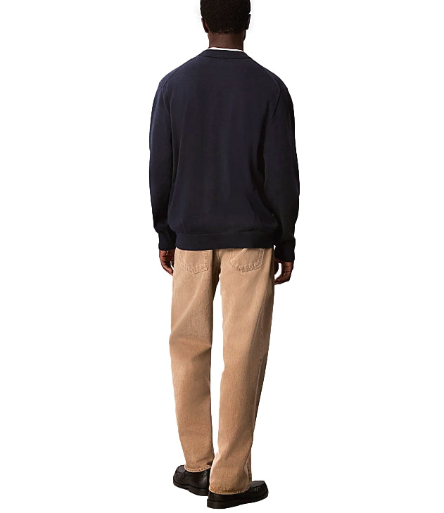 Calvin Klein Pullover da Uomo - Dark Sapphire - Lv04rh325g