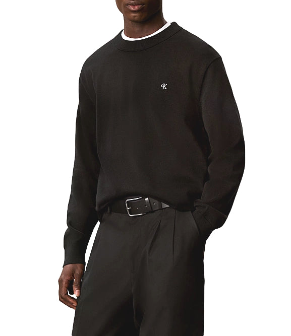 Calvin Klein Pullover da Uomo - Black - Lv04rh325g