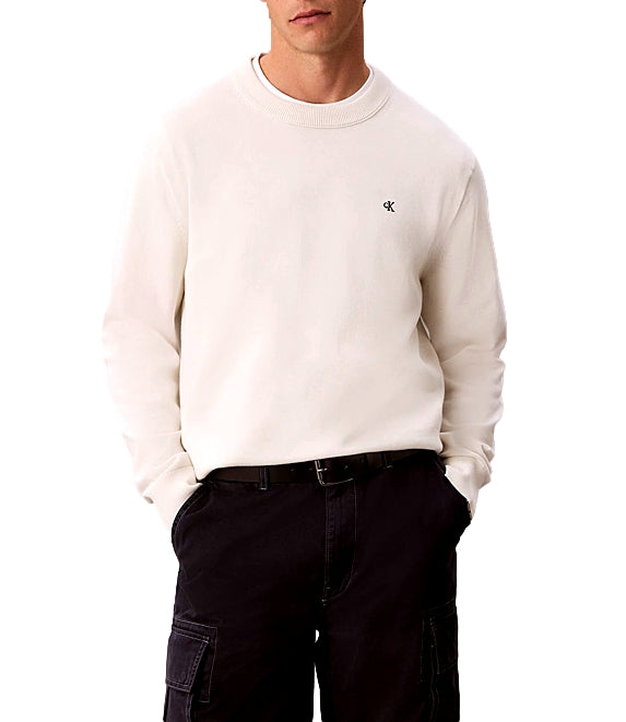 Calvin Klein Pullover da Uomo - Tofu - Lv04rh325g