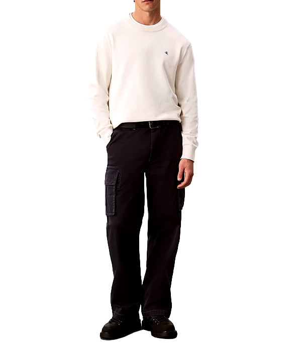 Calvin Klein Pullover da Uomo - Tofu - Lv04rh325g