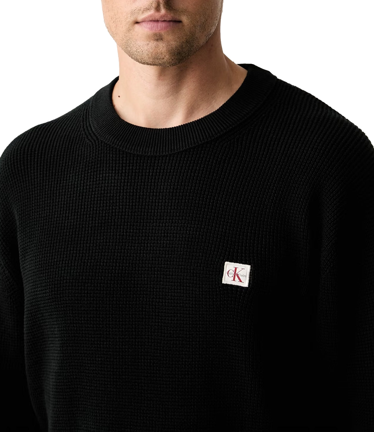 Calvin Klein Pullover da Uomo - Black - Lv04rh326g