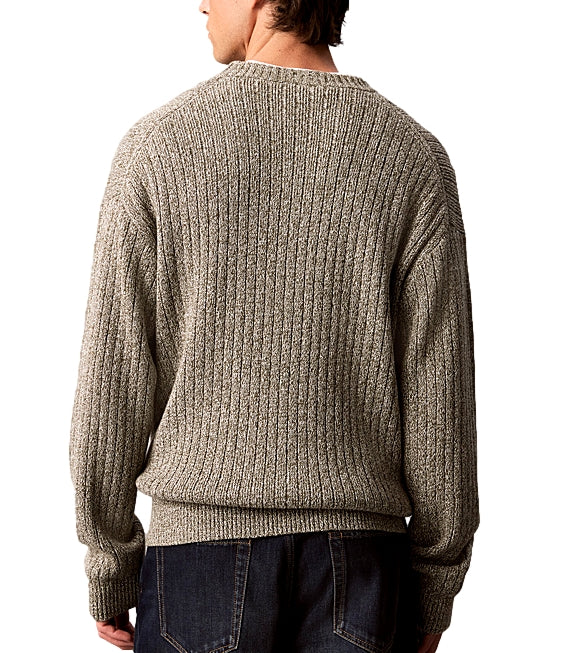 Calvin Klein Pullover da Uomo - Olive Night - Lv04rh328g