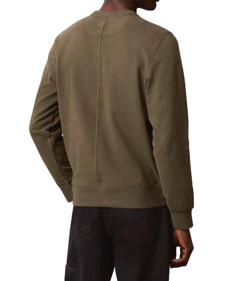 Calvin Klein Felpa da Uomo - Olive Night - Lv04rj200g