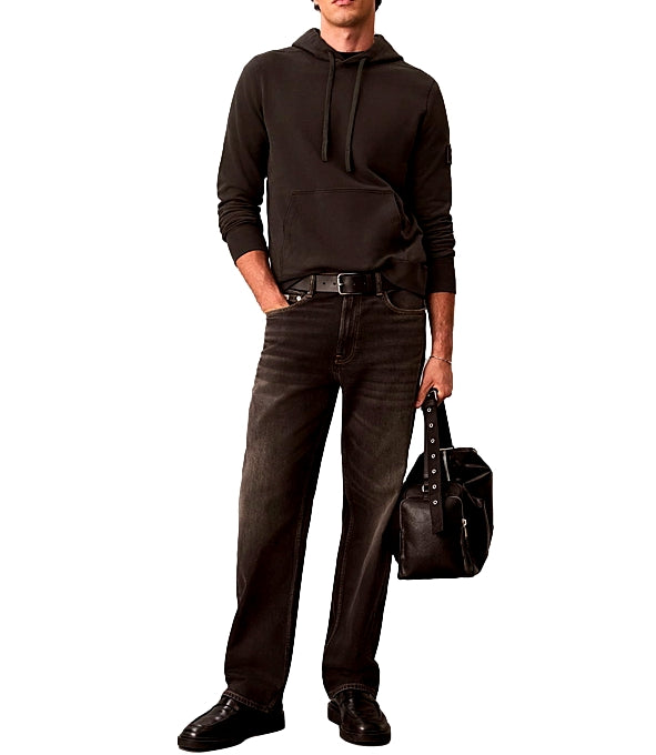 Calvin Klein Felpa cappuccio da Uomo - Black - Lv04rj201g