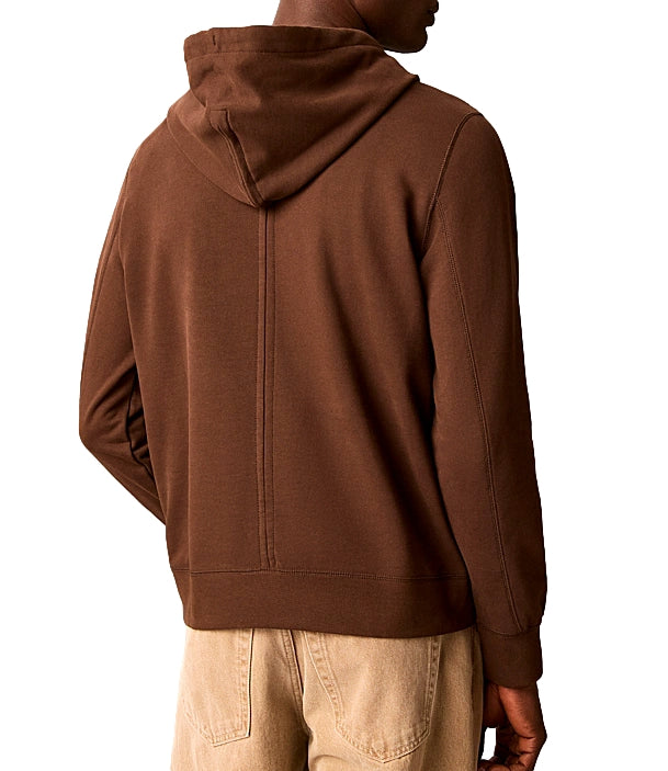 Calvin Klein Felpa cappuccio da Uomo - Brown Cork - Lv04rj201g