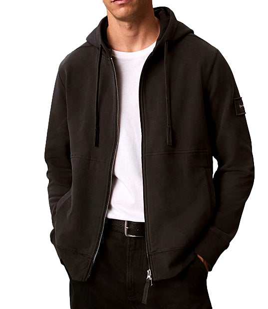 Calvin Klein Felpa cappuccio da Uomo - Black - Lv04rj202g