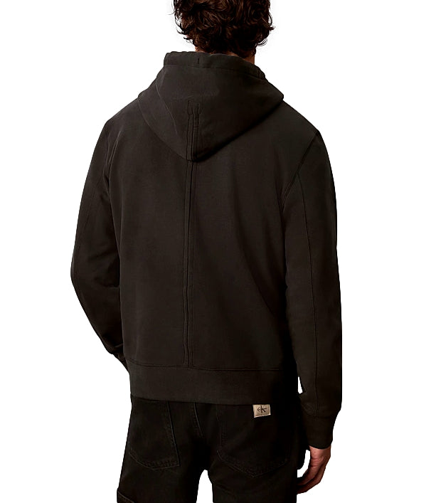 Calvin Klein Felpa cappuccio da Uomo - Black - Lv04rj202g
