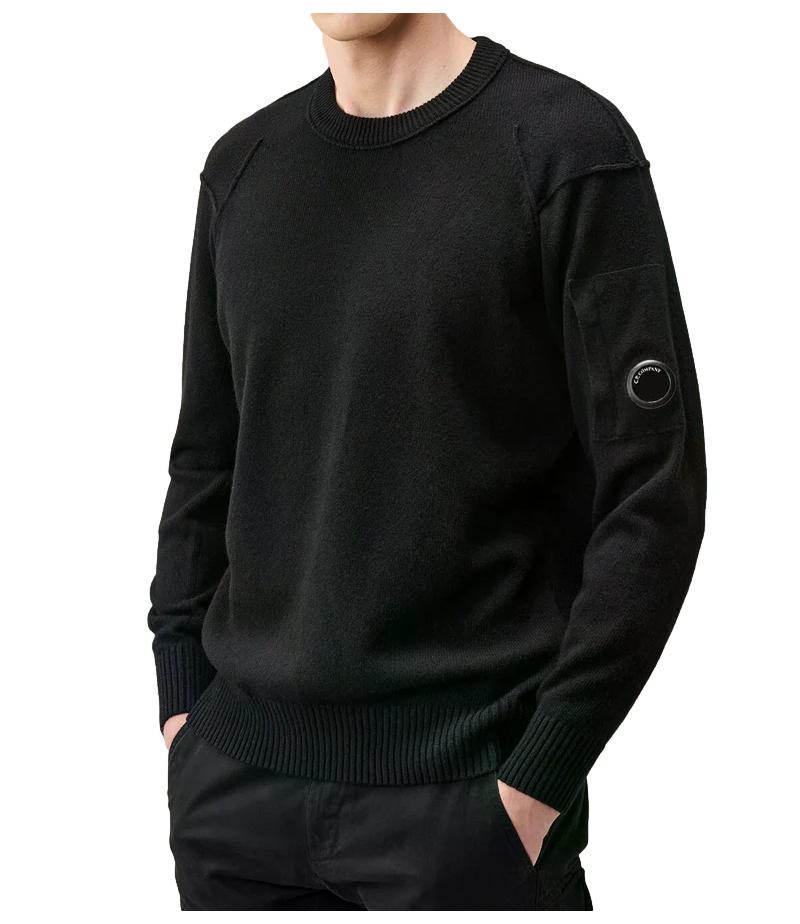 C.p. Company Maglia da Uomo - Black - 21cmkn085A-110149a