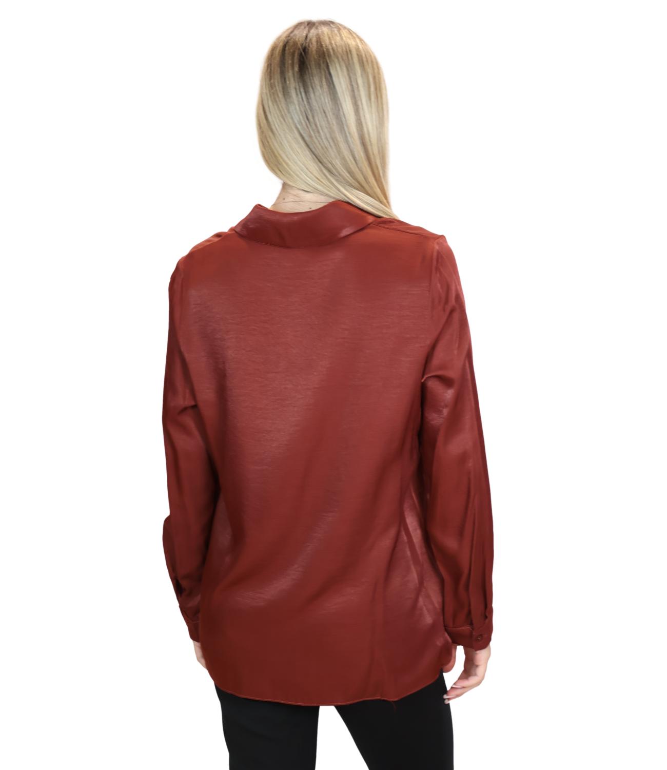 Dixie Camicia da Donna - Rosso India - C027b033