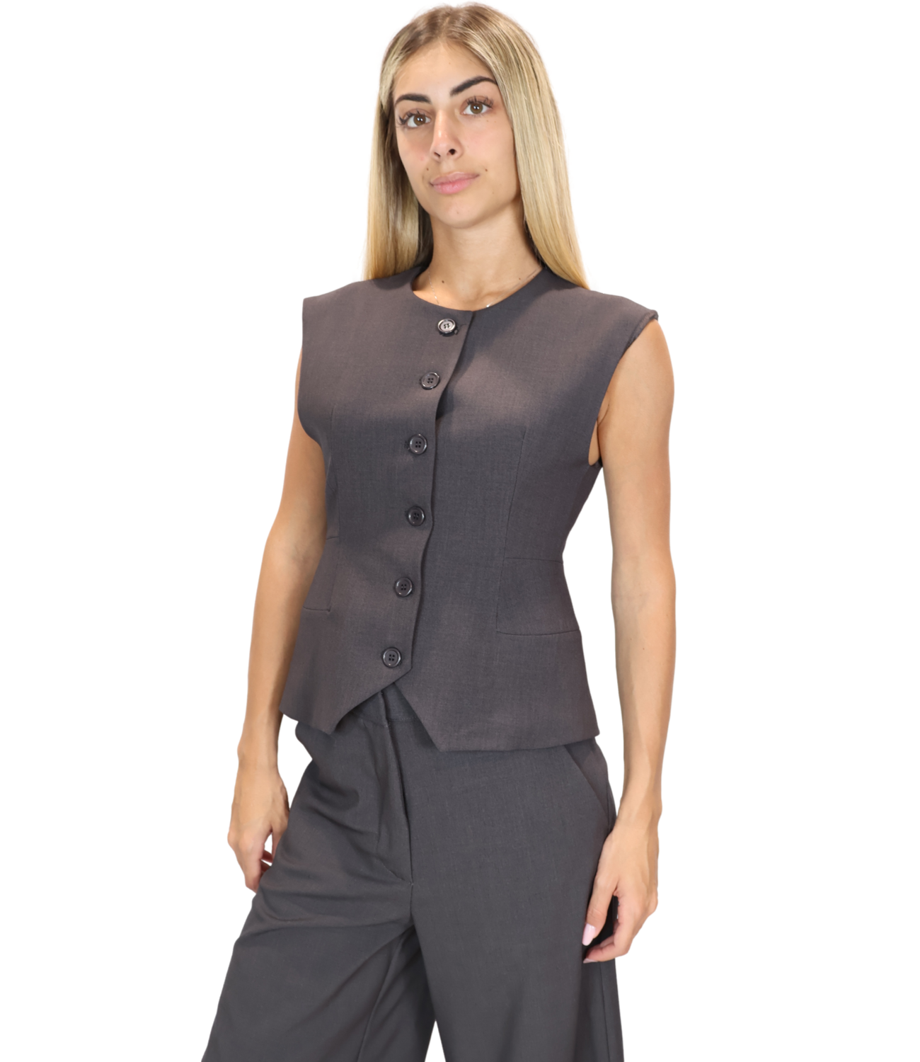 Dixie Gilet da Donna - Antracite - Lal1yic