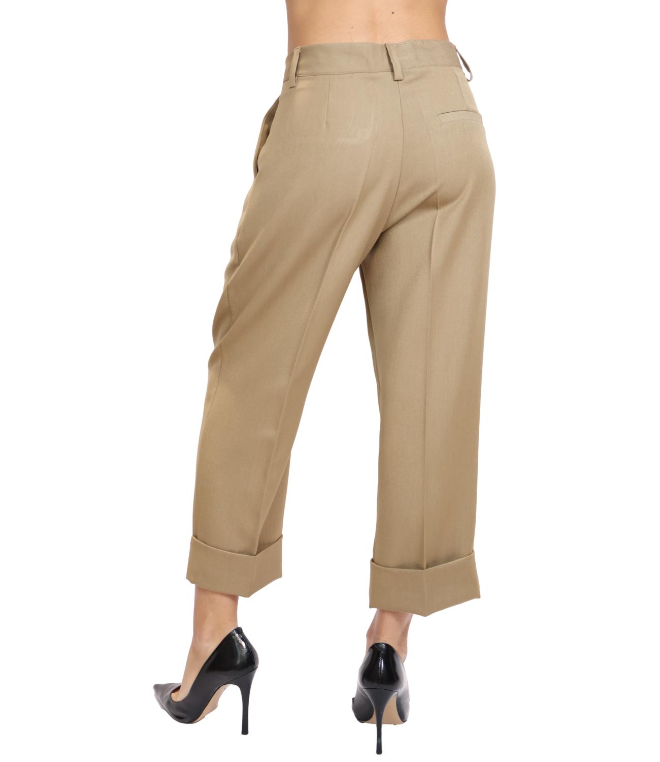 Dixie Pantalone da Donna - Cammello - Pasvveg