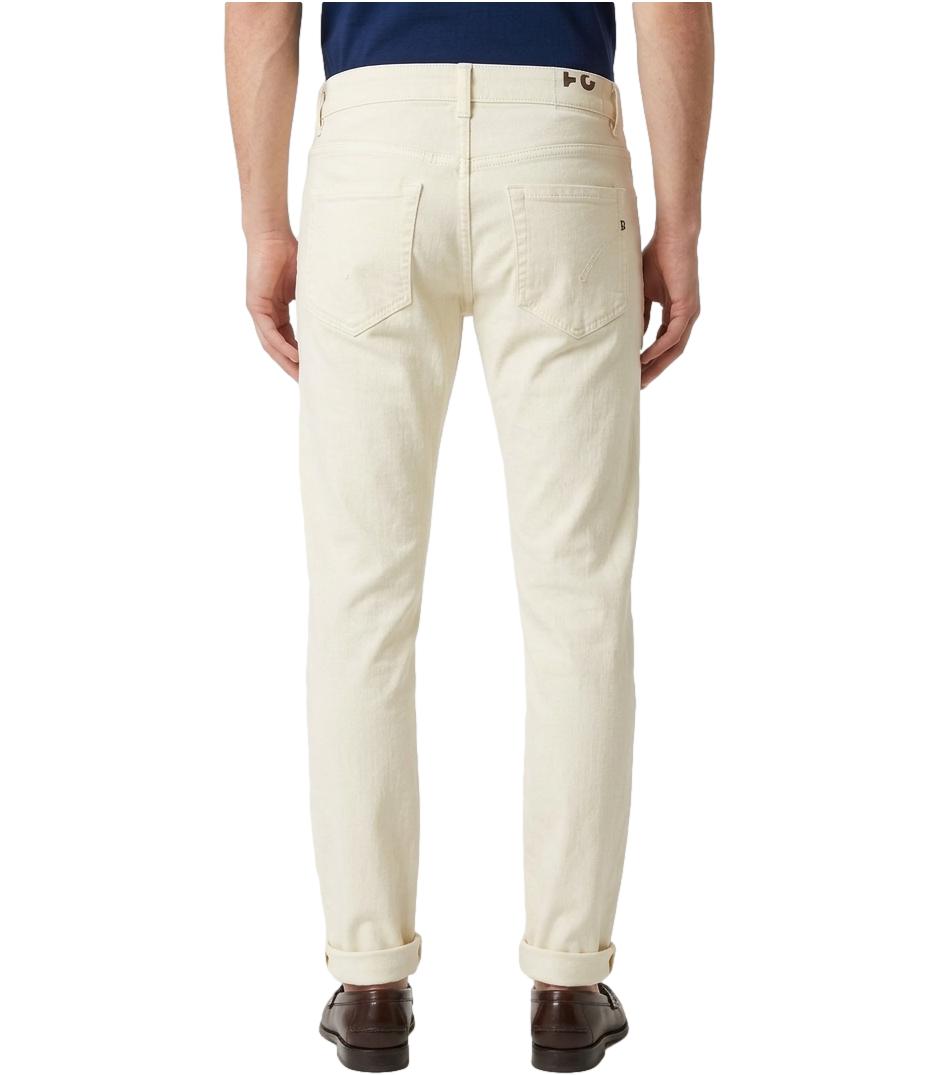 Dondup Jeans da Uomo - Avorio - Up232bse037ukptdu