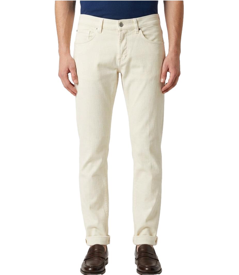 Dondup Jeans da Uomo - Avorio - Up232bse037ukptdu