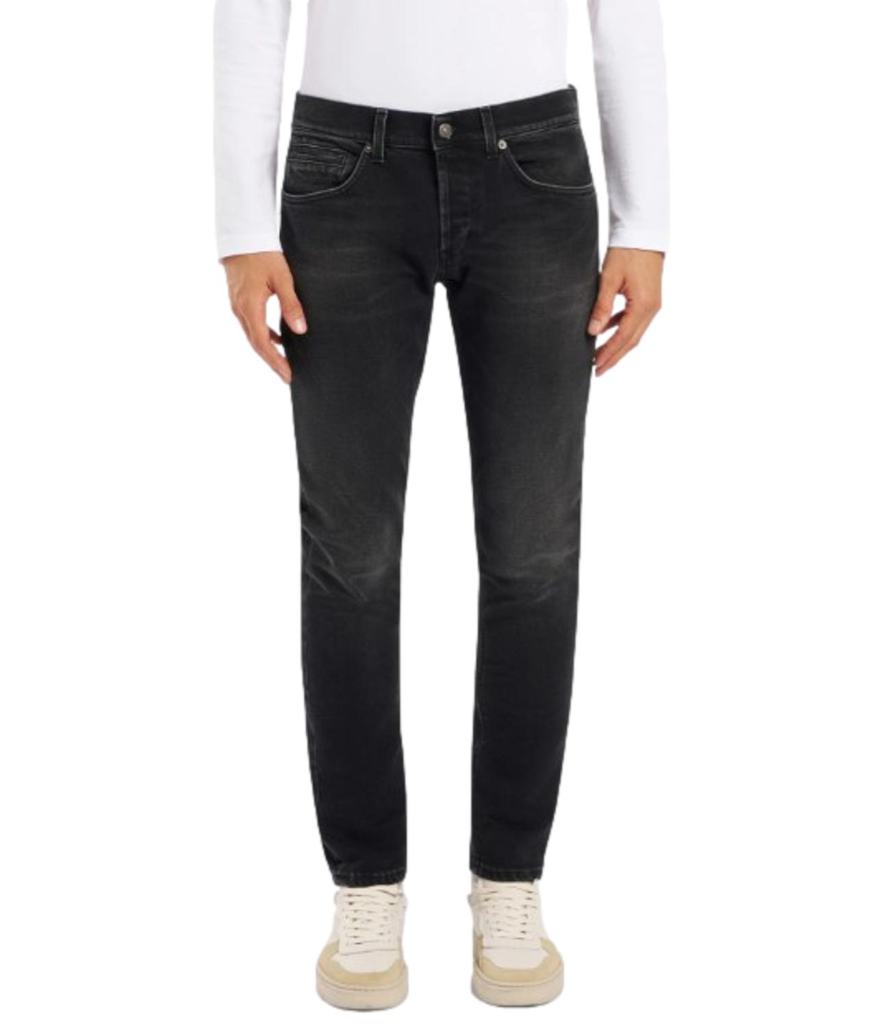 Dondup Jeans da Uomo - Nero - Up232dse377umw6du