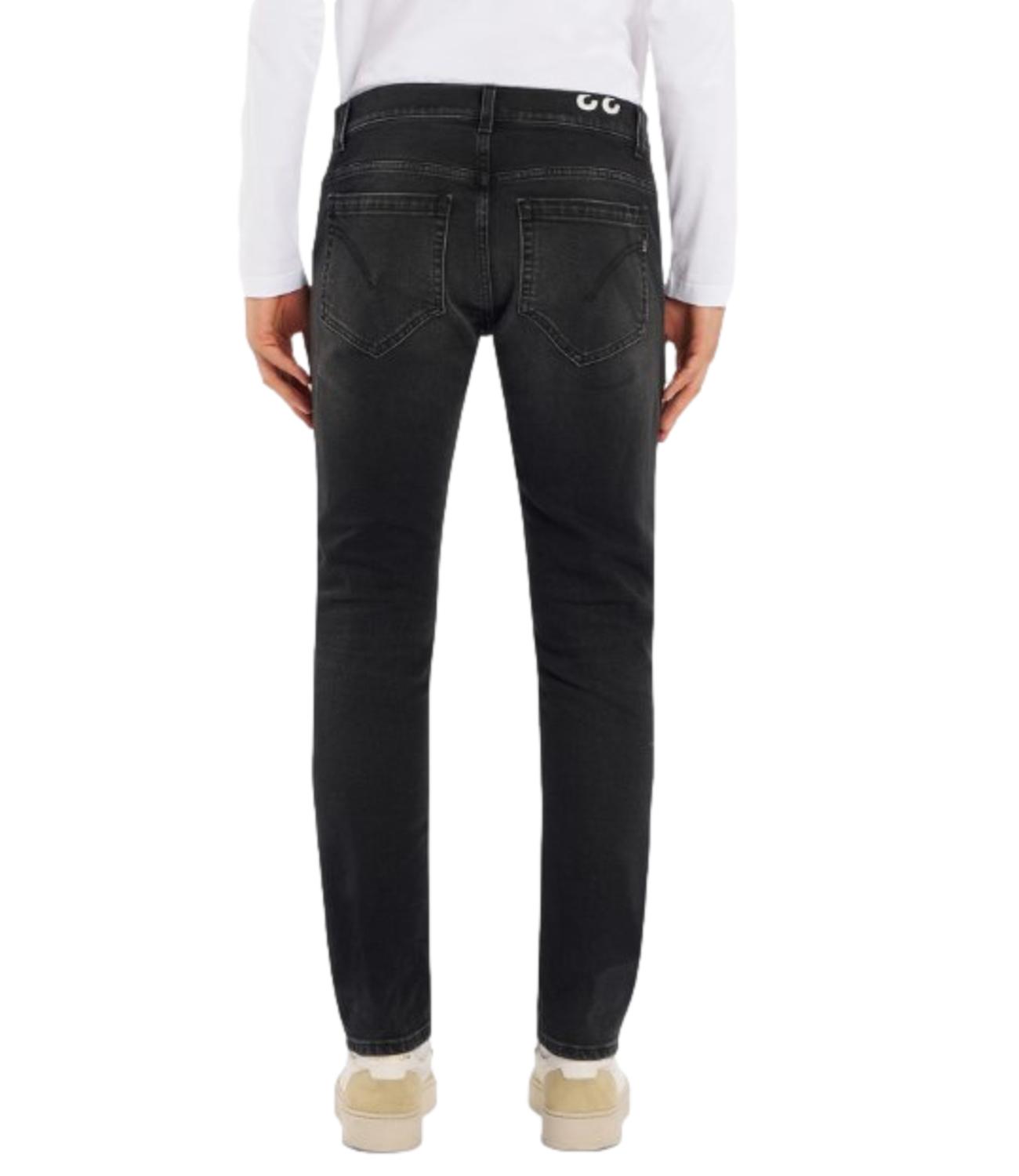 Dondup Jeans da Uomo - Nero - Up232dse377umw6du