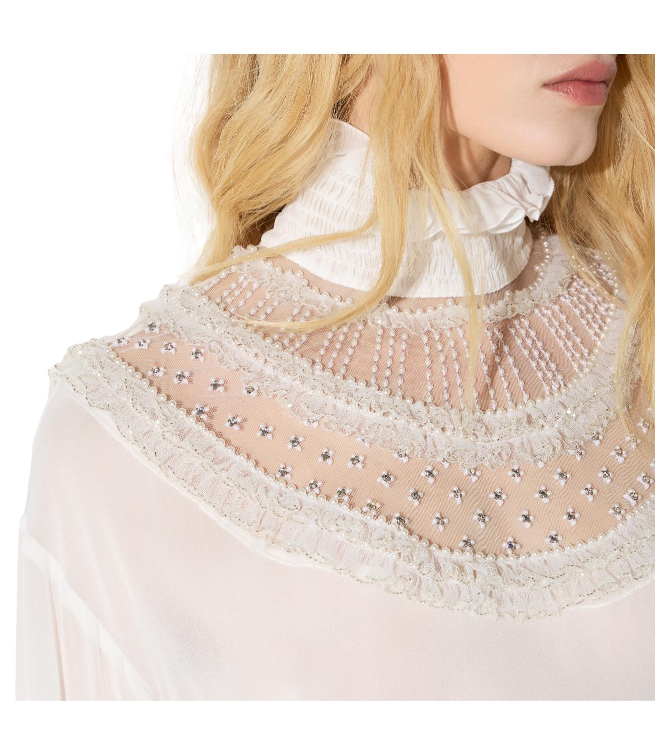Elisabetta Franchi Camicia da Donna - Avorio - Ca20367e2