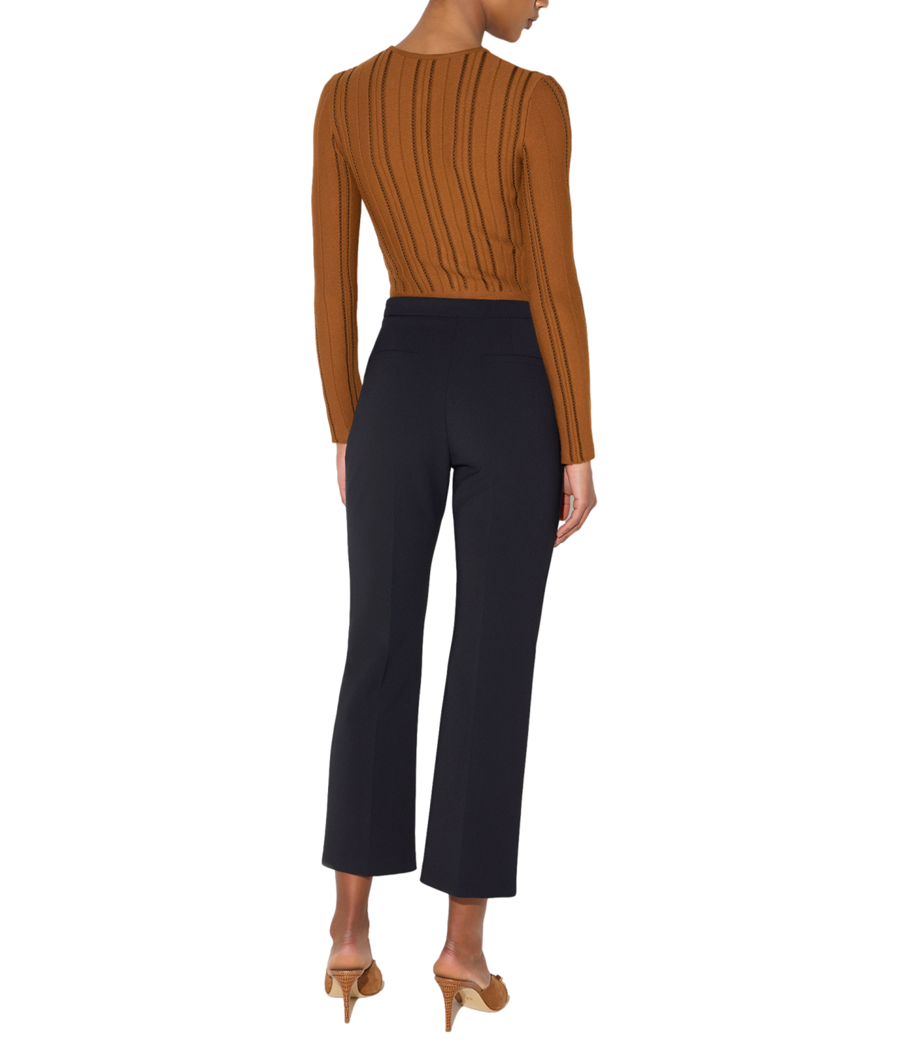 Elisabetta Franchi Maglia da Donna - Sigaro/nero - Mk38q67e2