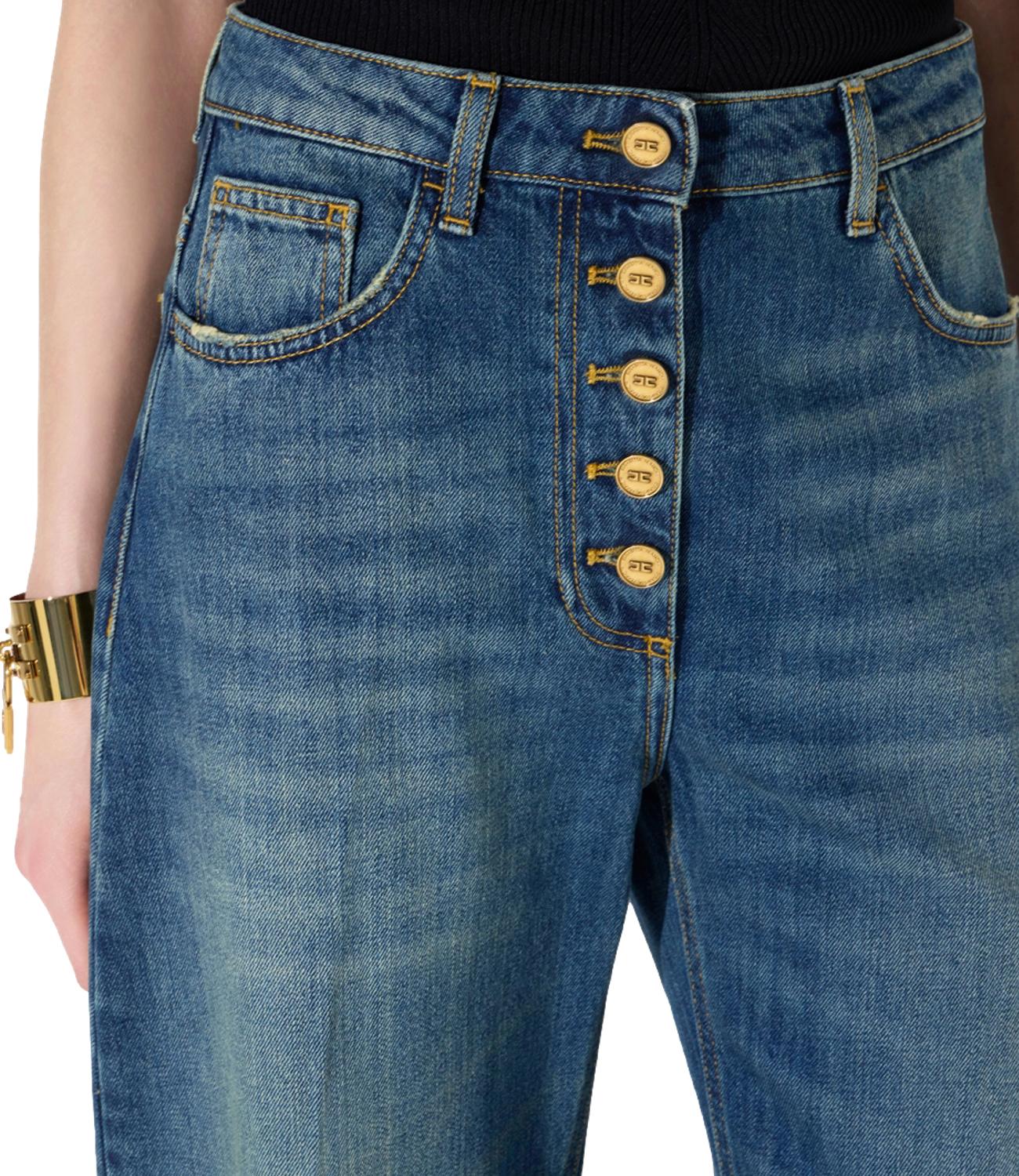 Elisabetta Franchi Jeans da Donna - Blue Vintage - Pj10d66e2
