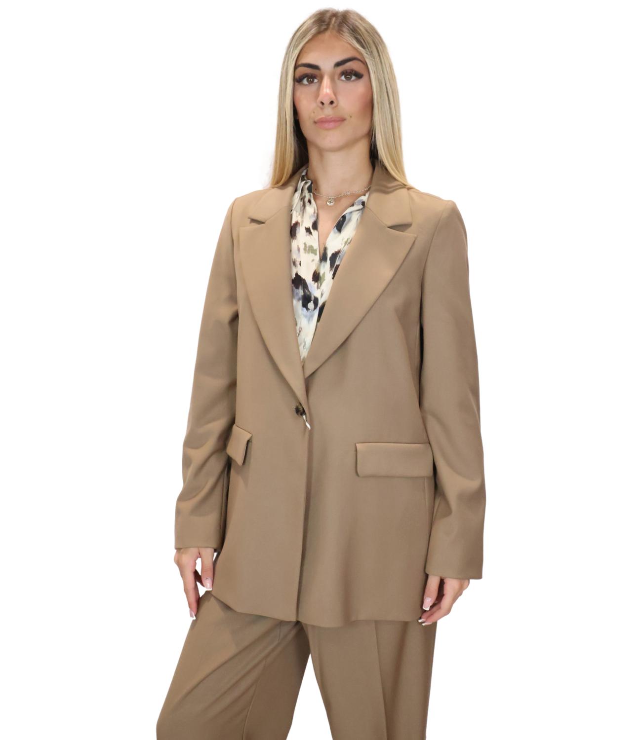 Emme Marella Giacca da Donna - Beige - 2625046061200
