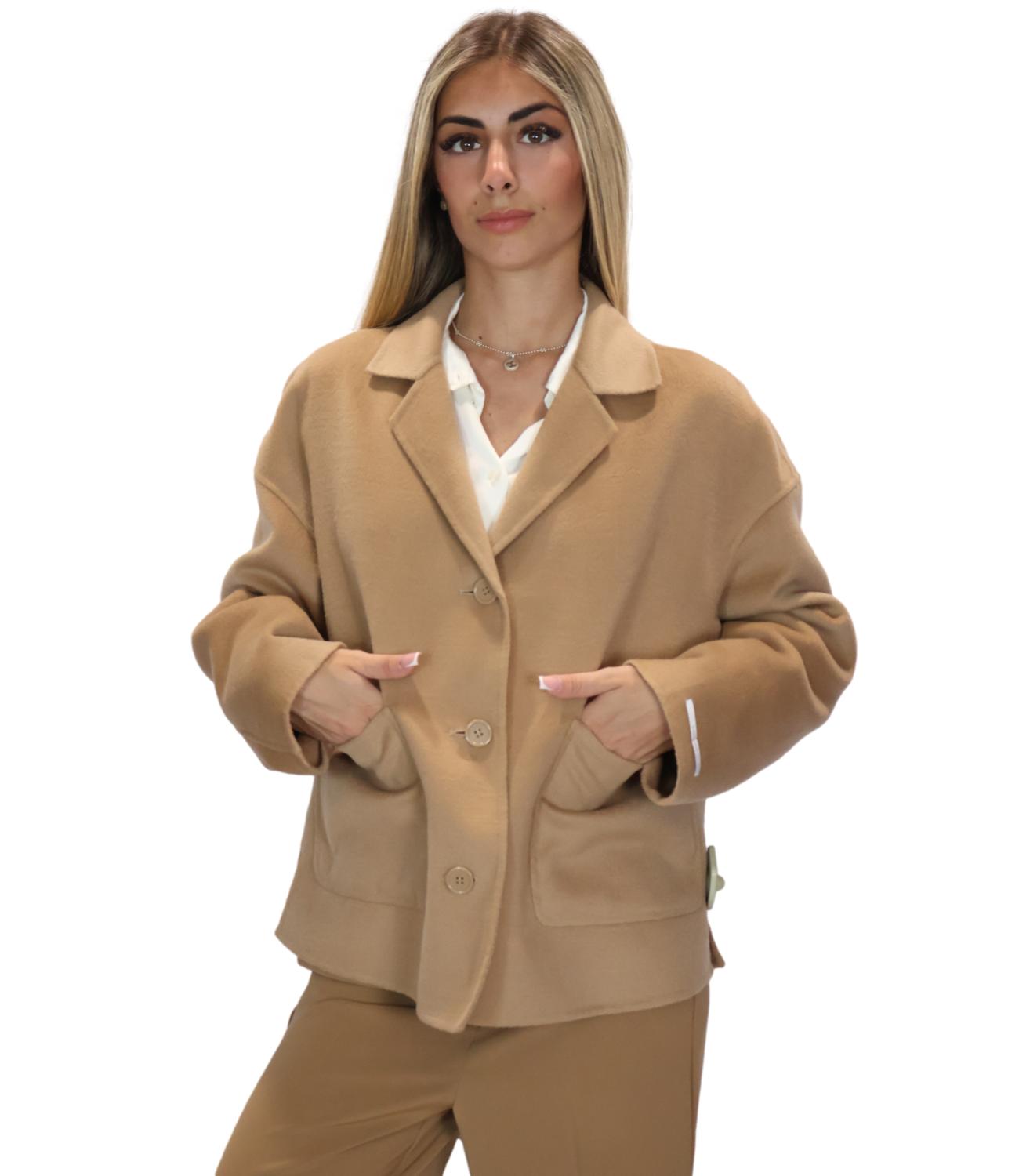 Emme Marella Giaccone da Donna - Cammello - 2625086011200