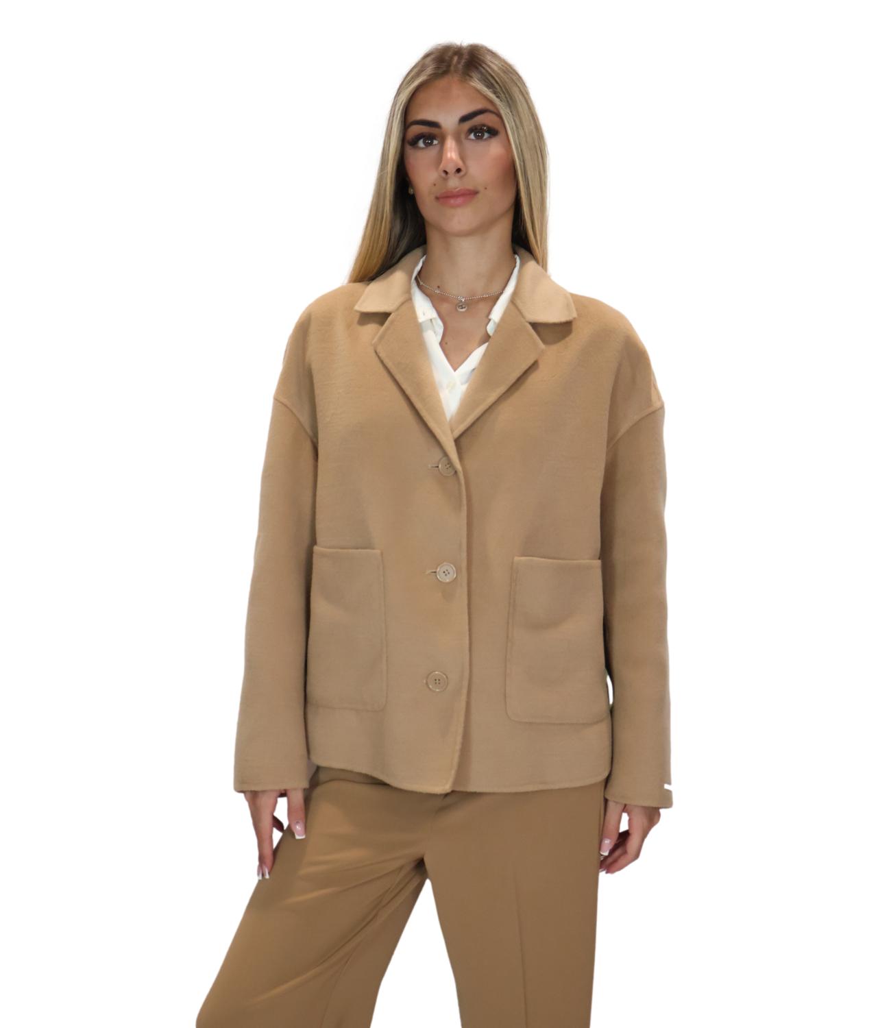 Emme Marella Giaccone da Donna - Cammello - 2625086011200