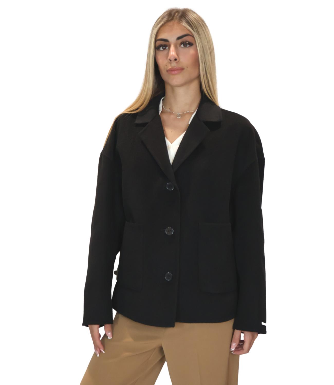 Emme Marella Giaccone da Donna - Nero - 2625086011200