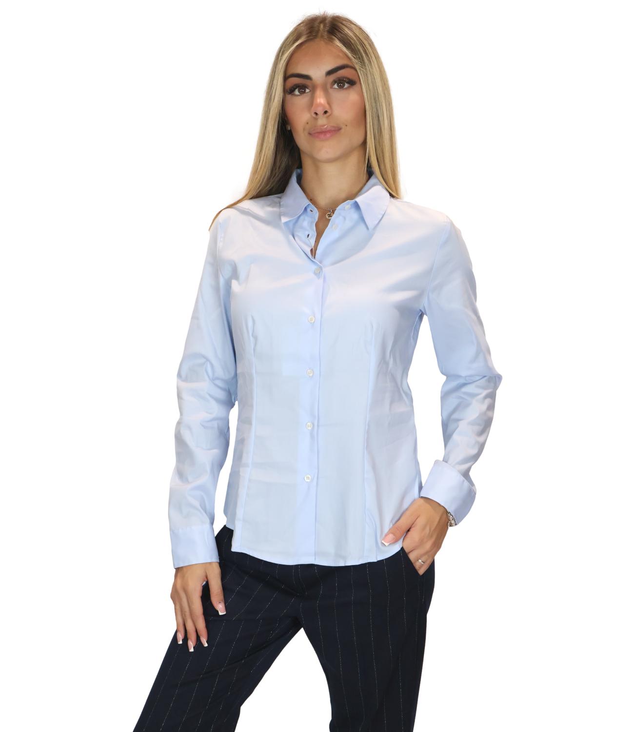 Emme Marella Camicia da Donna - Celeste - 2625116071200