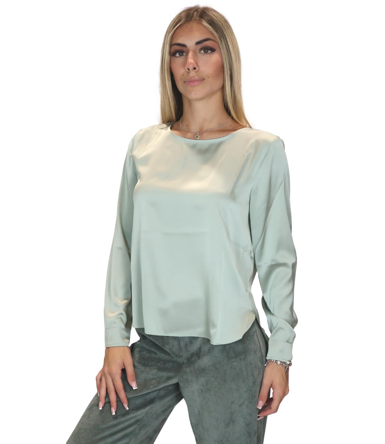 Emme Marella Camicia da Donna - Verde Opale - 2625116091200