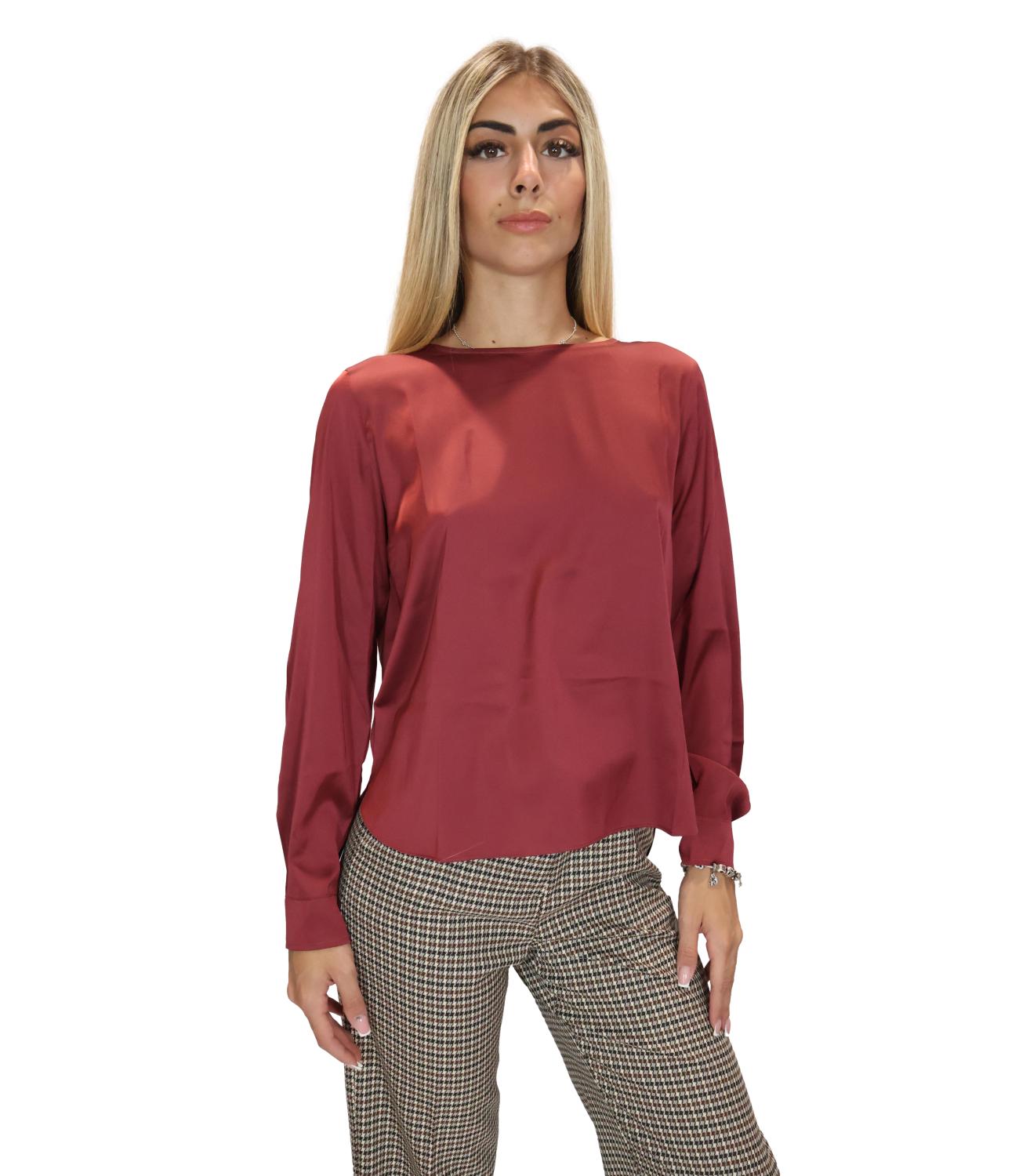 Emme Marella Camicia da Donna - Mattone Rosso - 2625116091200