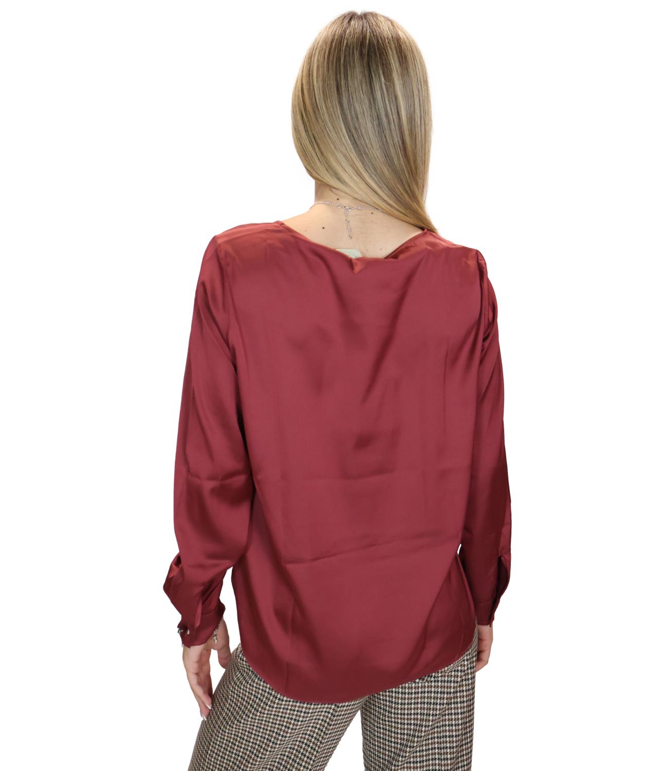 Emme Marella Camicia da Donna - Mattone Rosso - 2625116091200