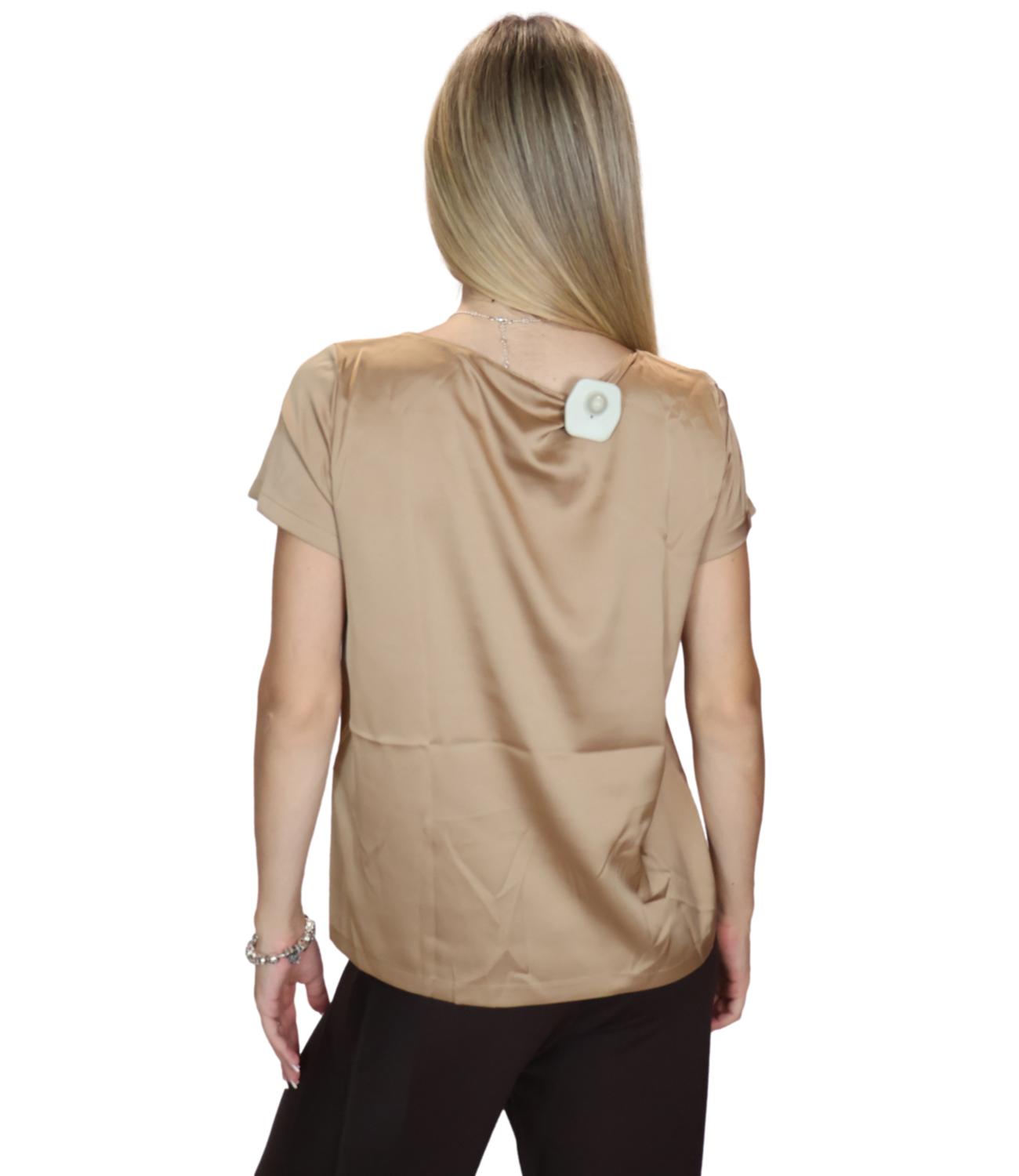 Emme Marella Camicia da Donna - Honey - 2625116121200