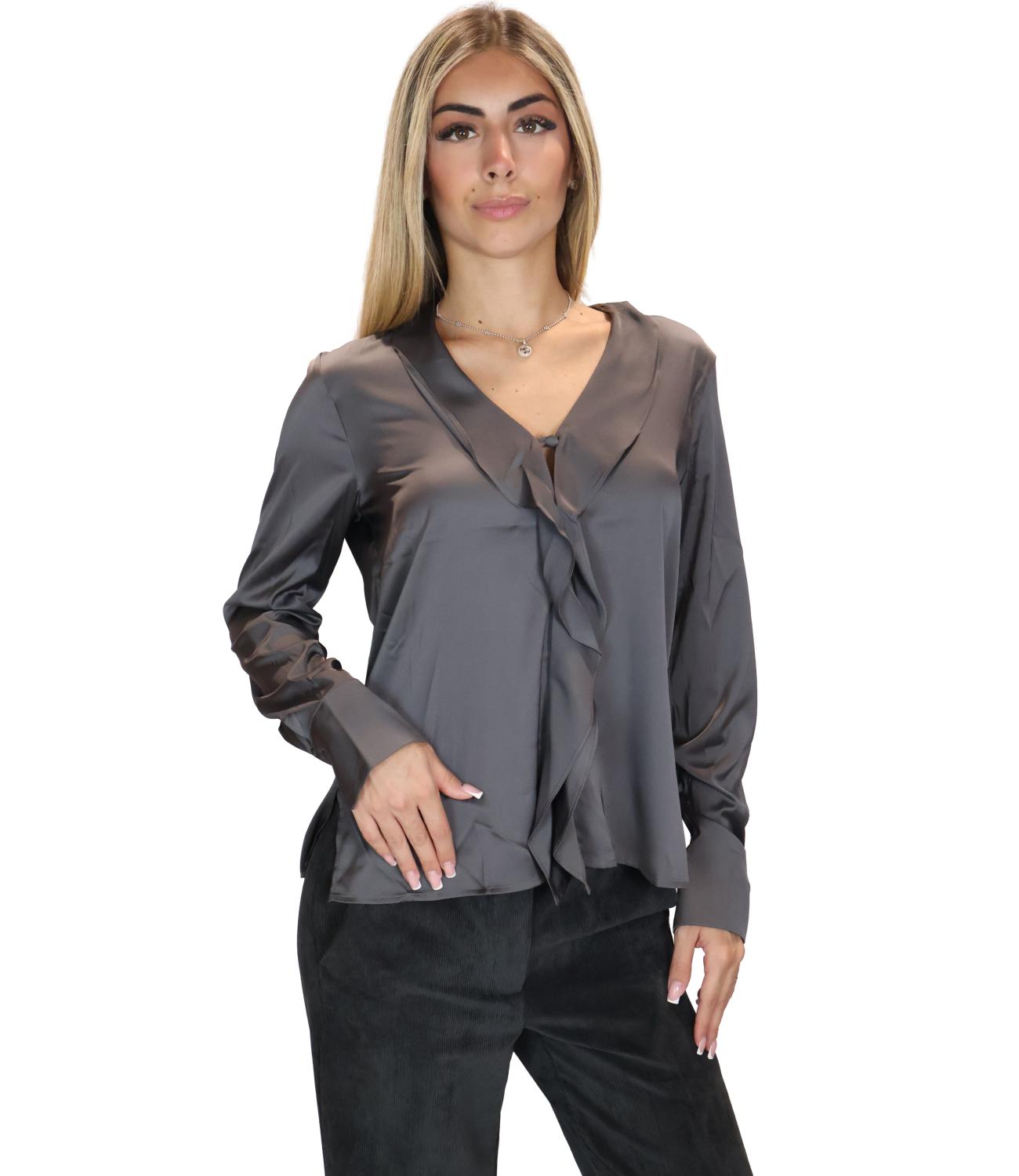 Emme Marella Camicia da Donna - Grigio Ardesia - 2625116241200