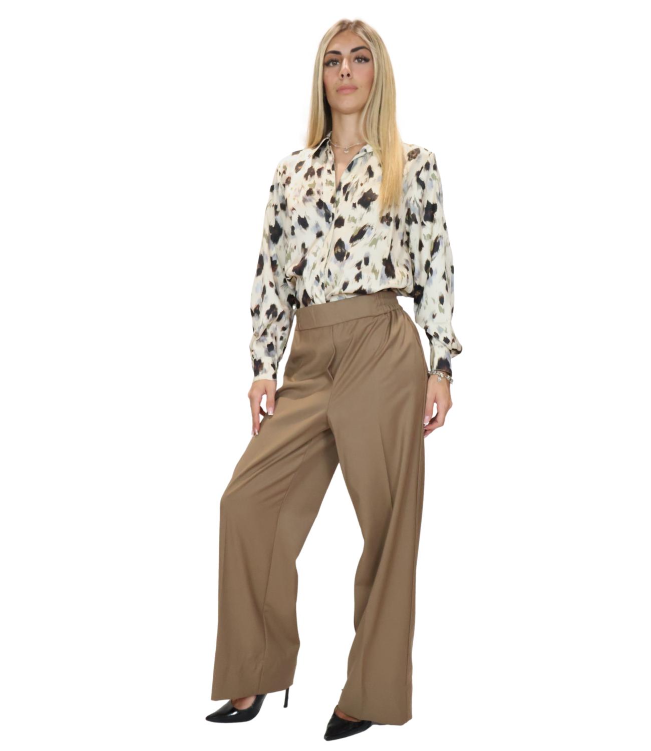 Emme Marella Pantalone da Donna - Beige - 2625136111200