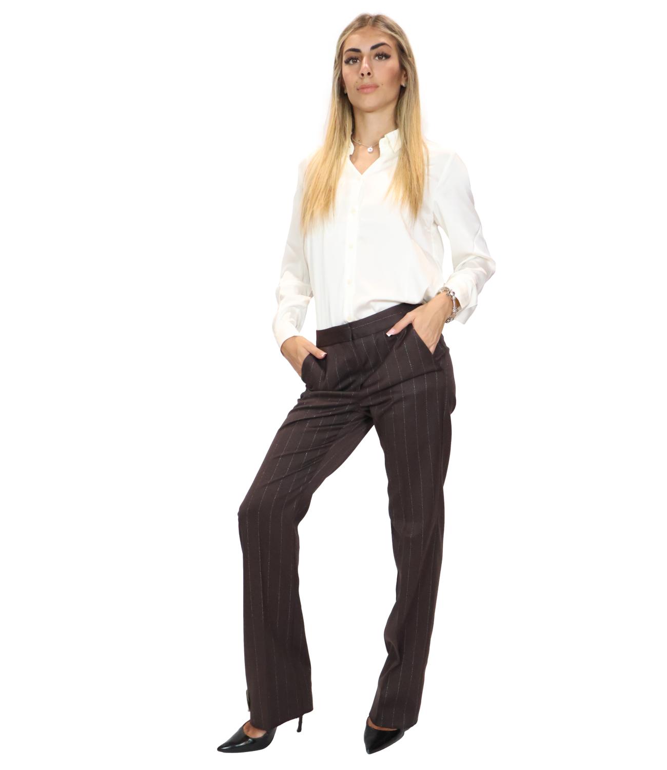 Emme Marella Pantalone da Donna - Testa Di Moro - 2625136121200