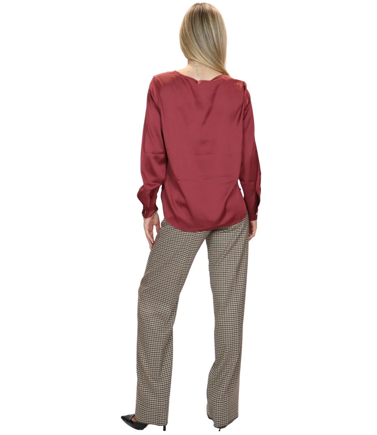 Emme Marella Pantalone da Donna - Bianco Lana - 2625136141200