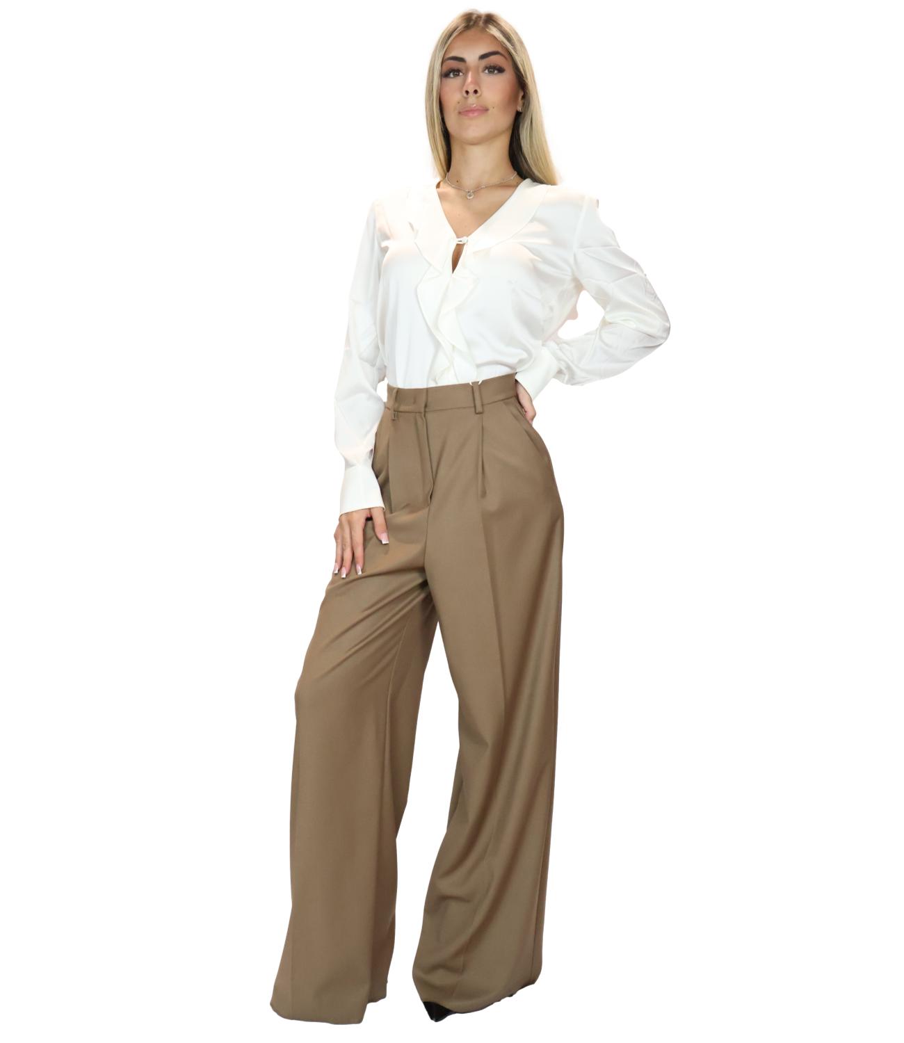 Emme Marella Pantalone da Donna - Beige - 2625136311200