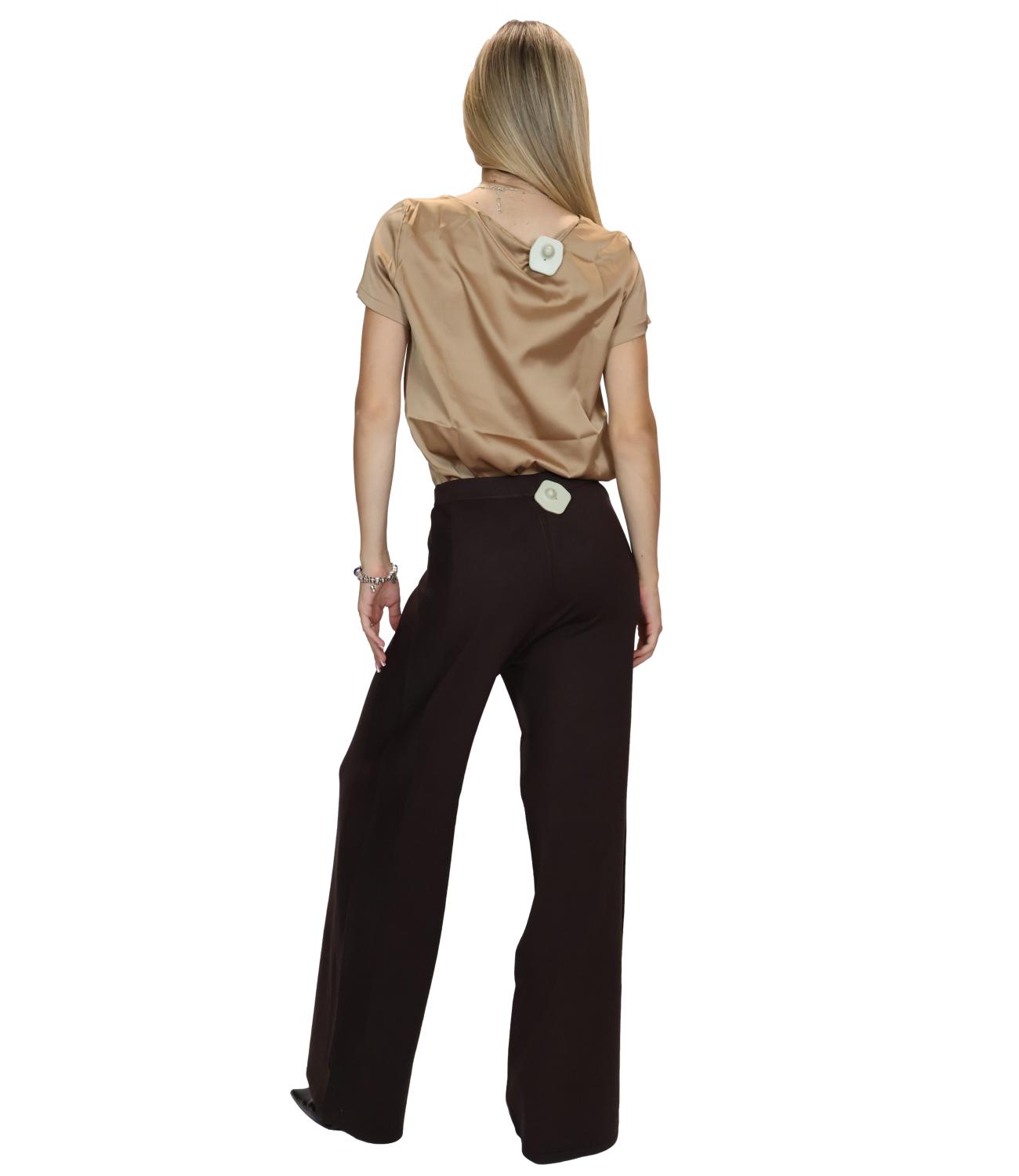 Emme Marella Pantalone da Donna - Testa Di Moro - 2625336011200