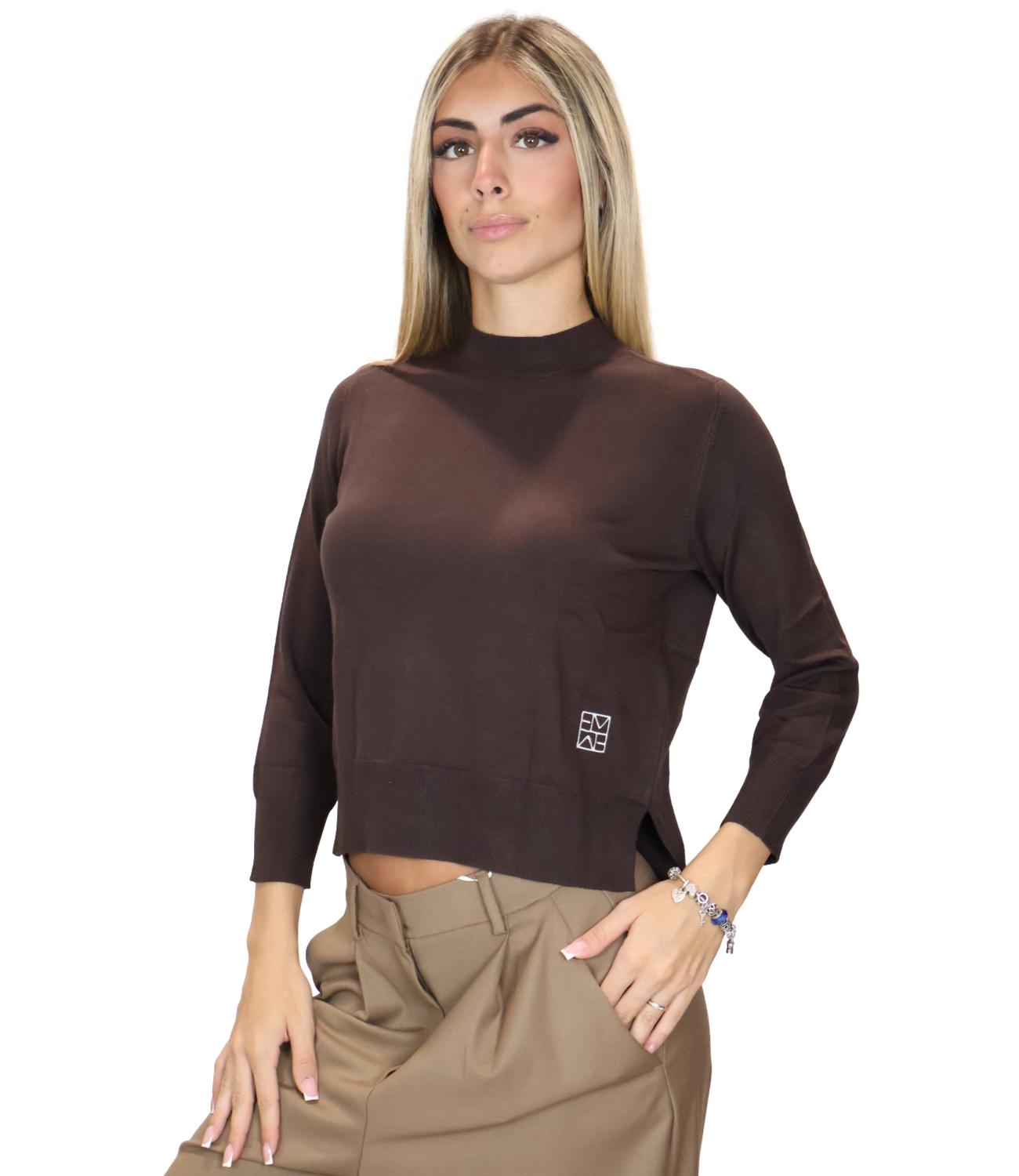 Emme Marella Maglia da Donna - Testa Di Moro - 2625366041200