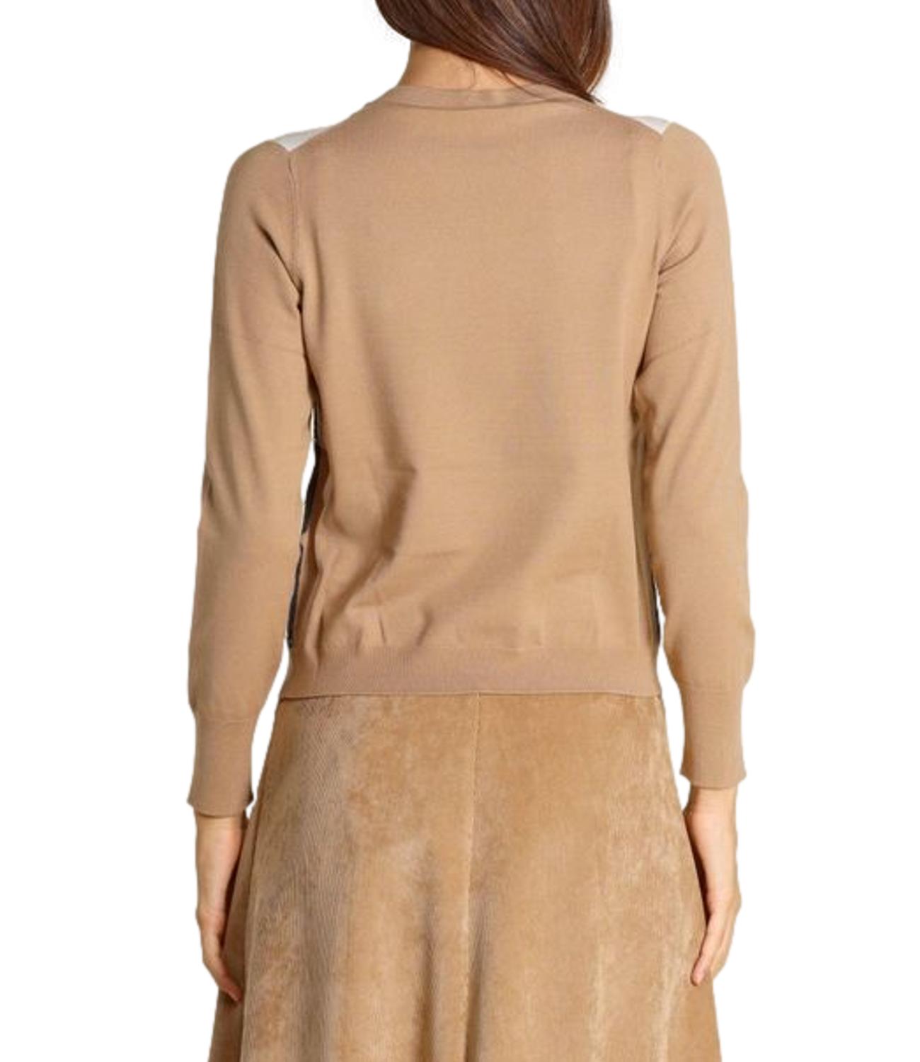 Emme Marella Maglia da Donna - Cammello - 2625366131200