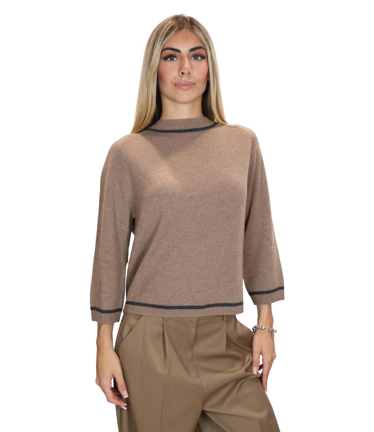 Emme Marella Maglia da Donna - Tortora - 2625366241200