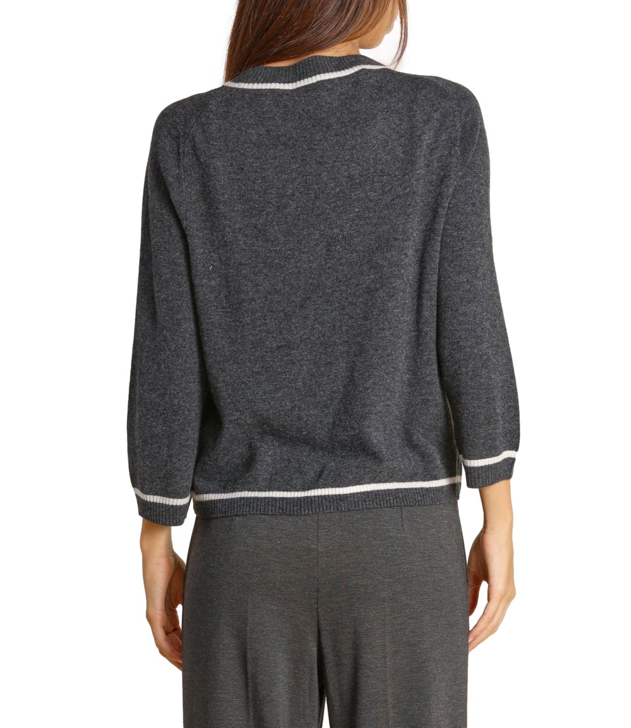 Emme Marella Maglia da Donna - Grigio Scuro Melange - 2625366241200