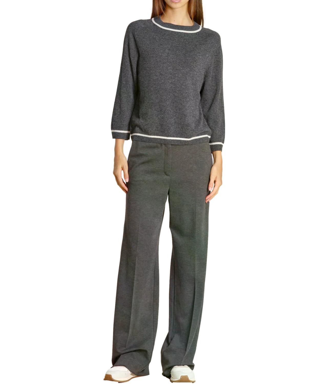 Emme Marella Maglia da Donna - Grigio Scuro Melange - 2625366241200