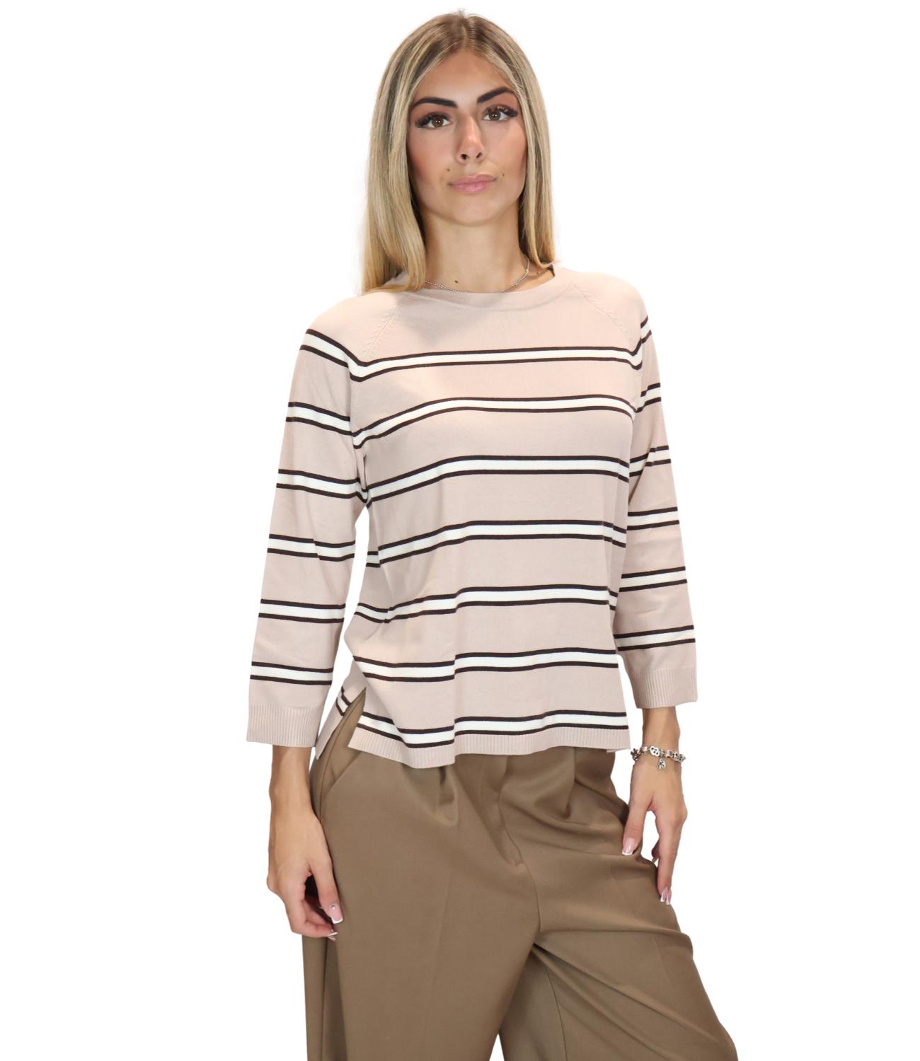 Emme Marella Maglia da Donna - Sabbia - 2625366291200