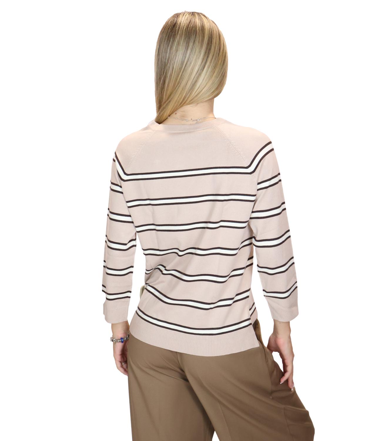 Emme Marella Maglia da Donna - Sabbia - 2625366291200