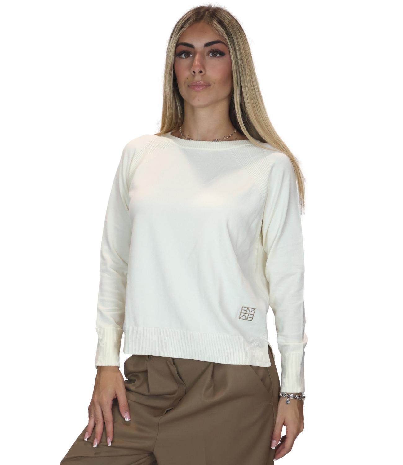 Emme Marella Maglia da Donna - Avorio - 2625366301200