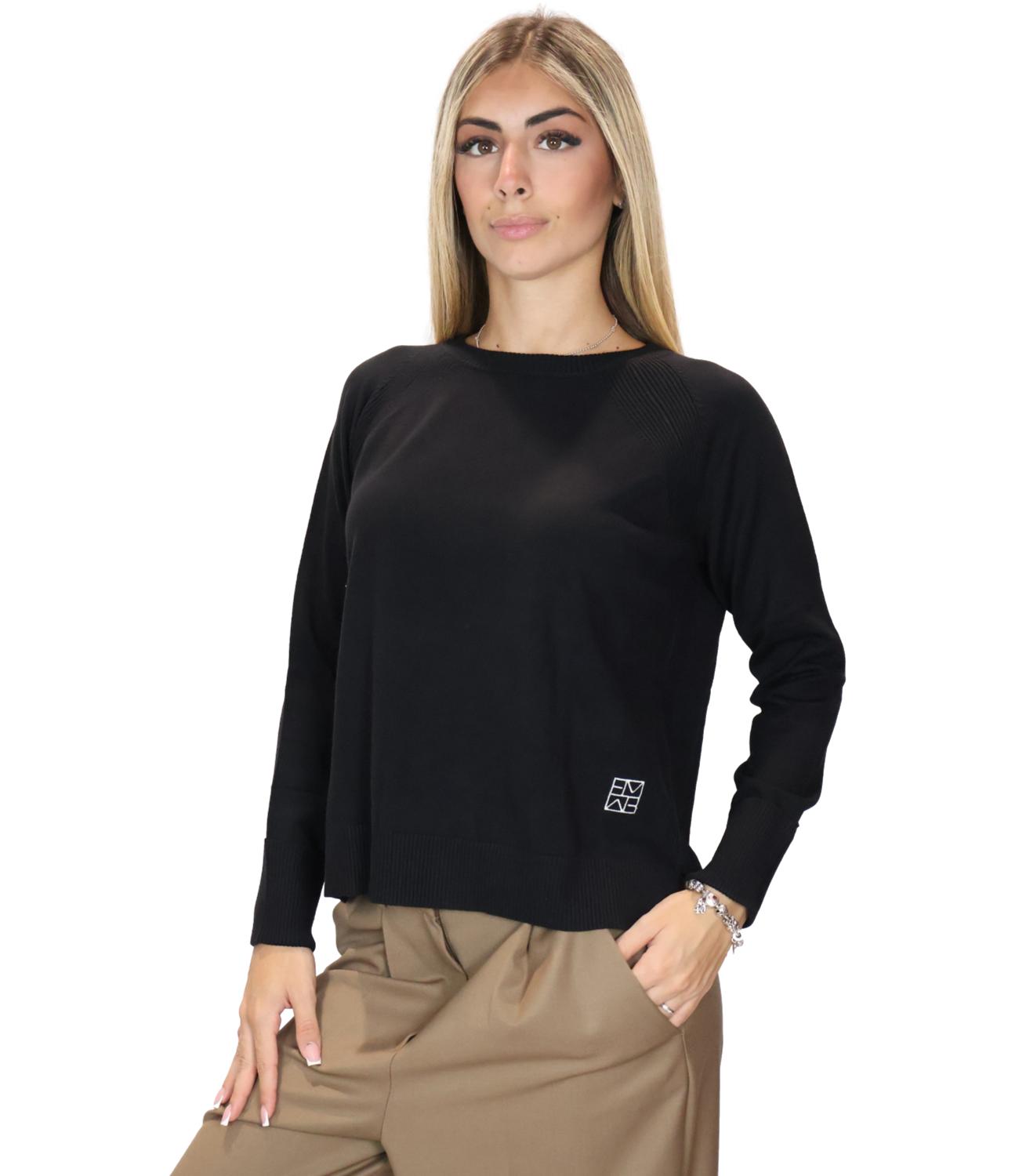 Emme Marella Maglia da Donna - Nero - 2625366301200