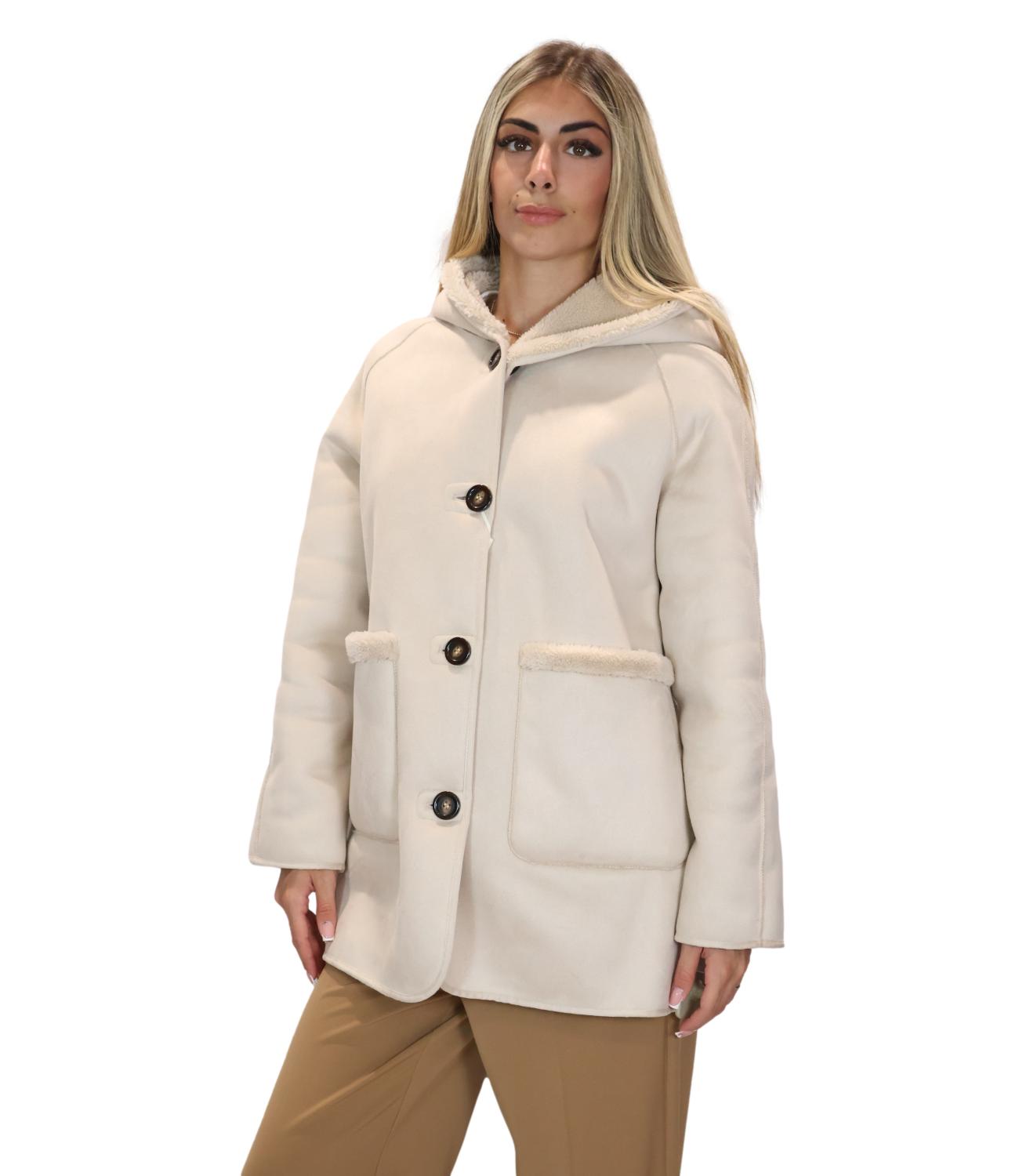 Emme Marella Giacca da Donna - Beige - 2625456061200