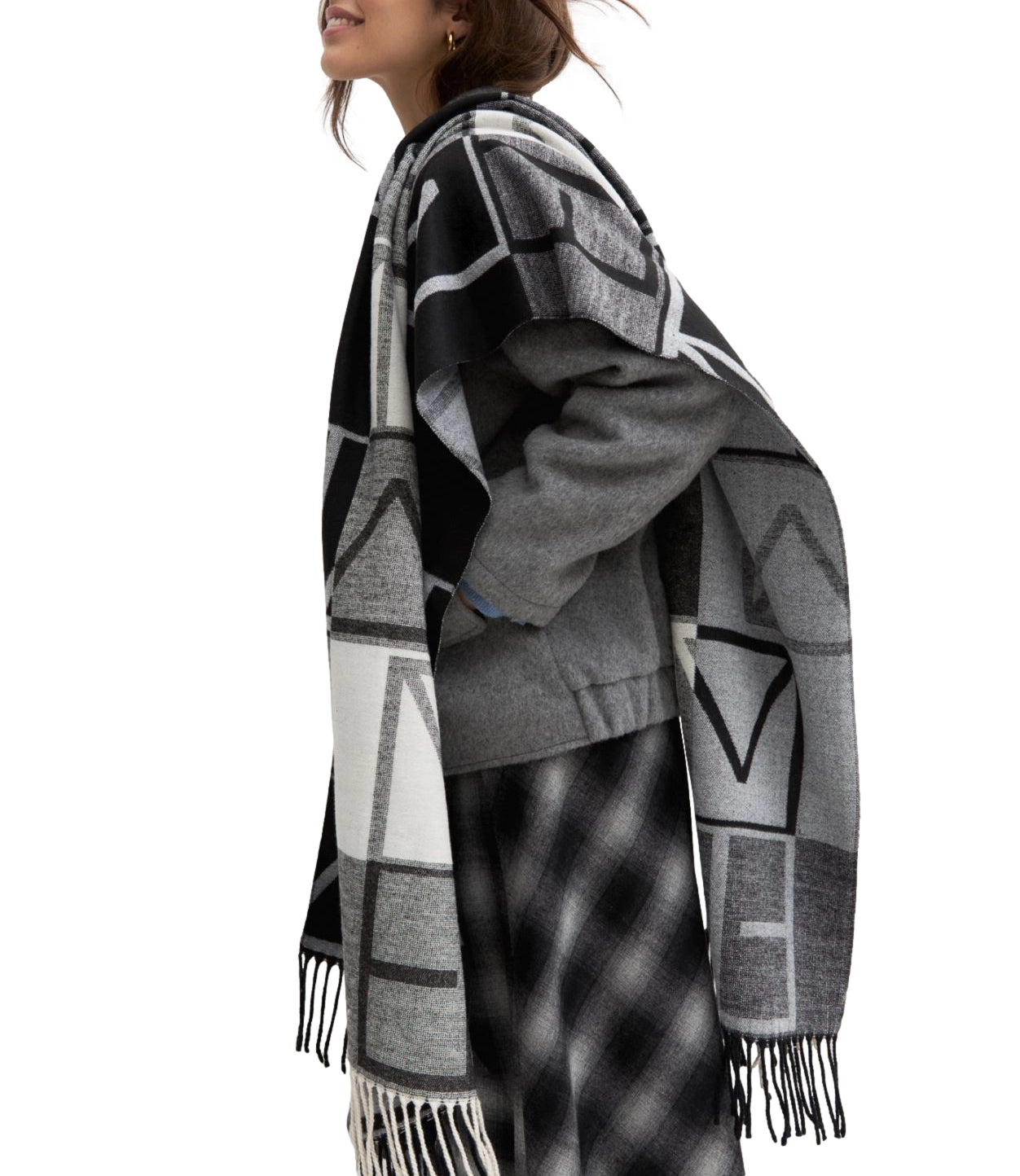 Emme Marella Sciarpa/Foulard da Donna - Nero - 2625546012200